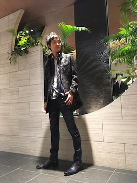 「TORNADO MART（トルネードマート）のアイテム」を使った、OHORIさん（メンズ・183cm）の夏コーディネート