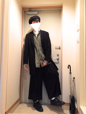 「Request（リクエスト）のアイテム（帽子）」を使った、だいちさん（メンズ・176cm）の冬コーディネート