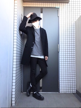 だいちさん（メンズ・176cm）の冬コーディネート