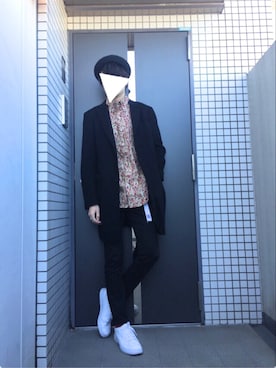 「Request（リクエスト）のアイテム（帽子）」を使った、だいちさん（メンズ・176cm）の冬コーディネート