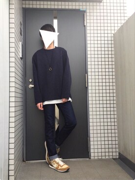 「SHIPS JET BLUE（シップスジェットブルー）のアイテム（スニーカー）」を使った、だいちさん（メンズ・176cm）の春コーディネート
