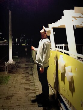 「woodstuck（woodstuck）のアイテム」を使った、廷さん（メンズ・175cm）の冬コーディネート