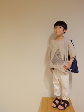 azu☻♡さん（キッズ・100cm）の春コーディネート