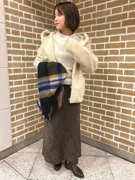 wakutsu kanaさん（レディース・156cm）の冬コーディネート