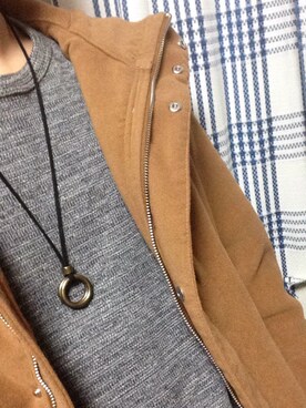 「Right-on（ライトオン）のアイテム（その他アウター）」を使った、なぎささん（メンズ・180cm）の冬コーディネート
