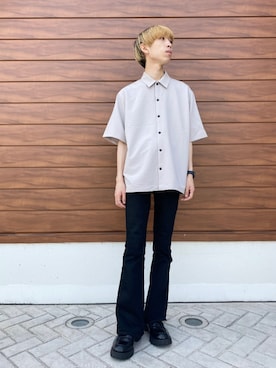 「MOUSSY（マウジー）のアイテム」を使った、とさん（メンズ・177cm）の夏コーディネート