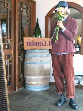 りっちゃんさん(メンズ・181cm)の春コーディネート