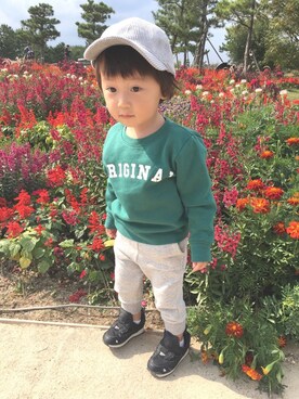 SEITA-LOWさん（キッズ・90cm）の秋コーディネート