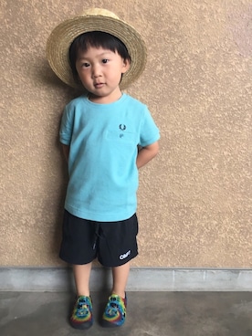 「FUJIROCKEEN」｜SEITA-LOWさん（キッズ・74cm）の夏コーディネート