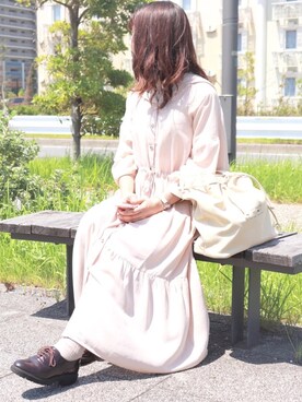 「Lia kulea（リアクレア）のアイテム」を使った、shifon*さん（レディース・157cm）の夏コーディネート