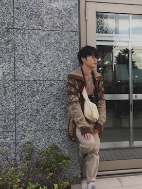 「Sebastian（セバスティアン）のアイテム（その他アウター）」を使った、えーたさん（メンズ・173cm）の冬コーディネート