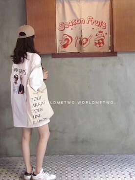 「Arche   （-）のアイテム」を使った、Arche亚倩さん（レディース・160cm）の夏コーディネート