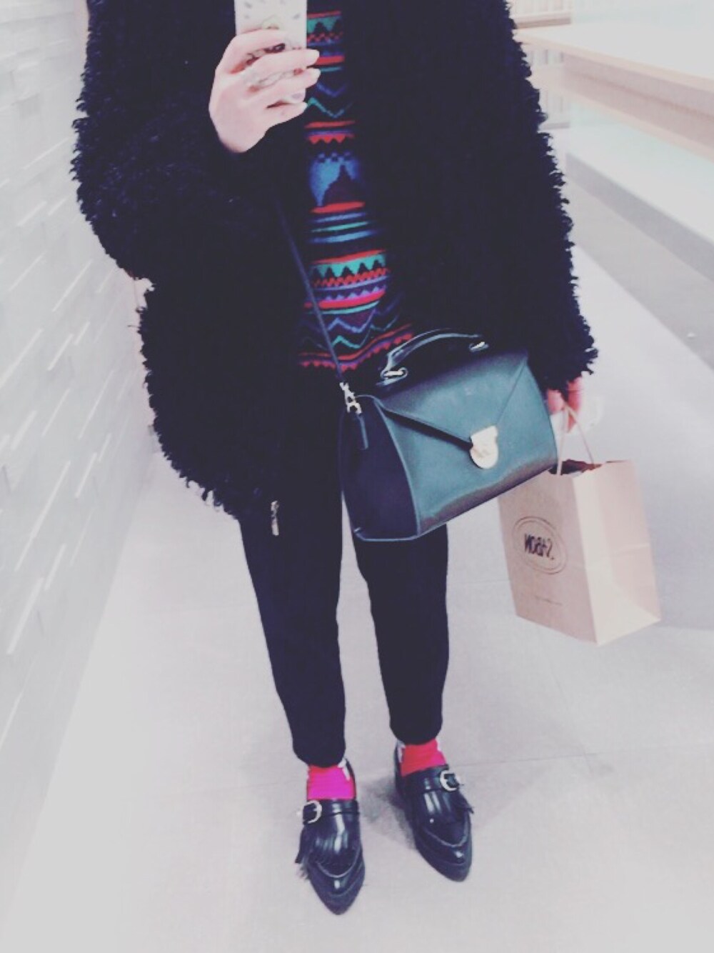 「ripndip、ドフラミンゴ系女子、ootd」｜「jouetieのベルト付きローファー（シューズ、ブラック系）」を使った、▽△MIKI▽△さん（レディース・154cm）の春コーディネートの1枚目の写真