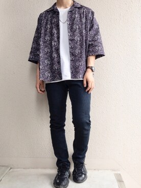 「おしゃれスタ（オシャレスタ）のアイテム」を使った、こーせー［相互］さん（メンズ・172cm）の夏コーディネート