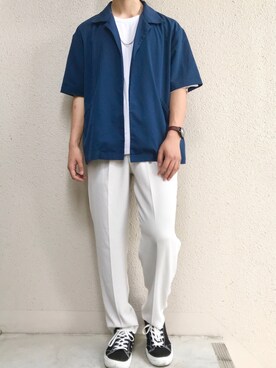 「おしゃれスタ（オシャレスタ）のアイテム」を使った、こーせー［相互］さん（メンズ・172cm）の夏コーディネート