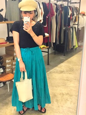 「AMERICAN HOLIC」｜rina matsumotoさん（レディース・163cm）の夏コーディネート