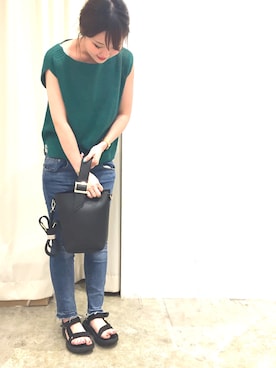 rina matsumotoさん(レディース・163cm)の夏コーディネート