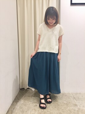 「AMERICAN HOLIC」｜rina matsumotoさん（レディース・163cm）の夏コーディネート