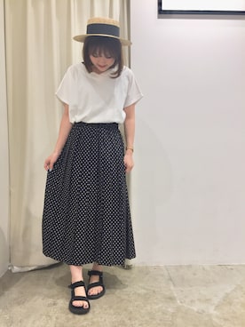 「AMERICAN HOLIC」｜rina matsumotoさん（レディース・163cm）の夏コーディネート