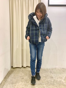 rina matsumotoさん（レディース・163cm）の冬コーディネート