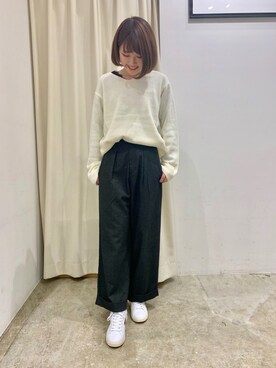 rina matsumotoさん（レディース・163cm）の冬コーディネート