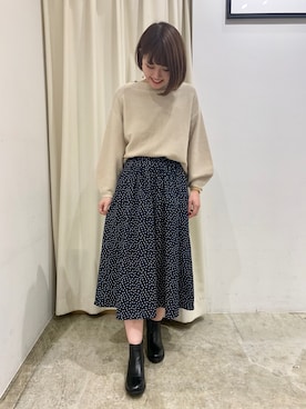 rina matsumotoさん(レディース・163cm)の冬コーディネート