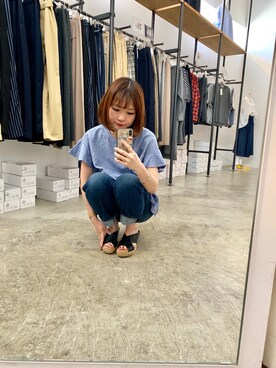 「AMERICAN HOLIC」｜rina matsumotoさん（レディース・163cm）の春コーディネート