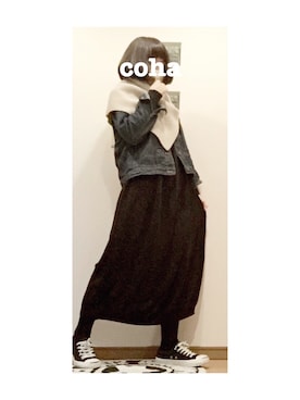 こはる。さん（レディース・164cm）の冬コーディネート