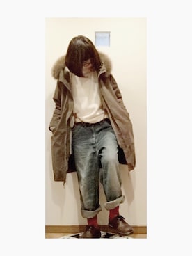 こはる。さん(レディース・164cm)の冬コーディネート