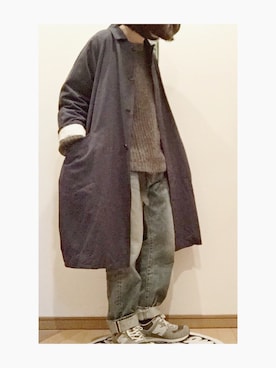 「JOURNAL STANDARD LUXE（ジャーナルスタンダード　ラックス）のアイテム（その他アウター）」を使った、こはる。さん（レディース・164cm）の冬コーディネート