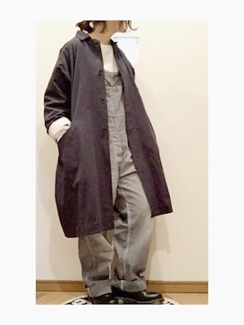「JOURNAL STANDARD LUXE（ジャーナルスタンダード　ラックス）のアイテム（その他アウター）」を使った、こはる。さん（レディース・164cm）の冬コーディネート