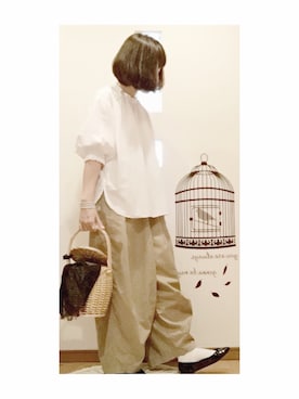 「MARIA RUDMAN（マリア・ルドマン）のアイテム」を使った、こはる。さん（レディース・164cm）の夏コーディネート