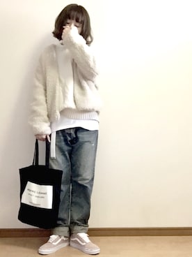 こはる。さん（レディース・163cm）の冬コーディネート