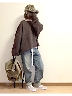 こはる。さん（レディース・163cm）の冬コーディネート