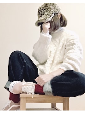 こはる。さん（レディース・163cm）の冬コーディネート