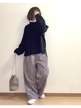 こはる。さん（レディース・163cm）の冬コーディネート