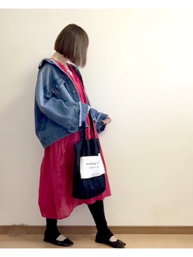 こはる。さん（レディース・163cm）の春コーディネート