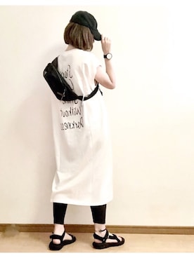 「Gregory」｜「アイテム（ワンピース/ドレス）」を使った、こはる。さん（レディース・163cm）の夏コーディネート