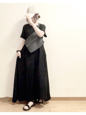 「zootie」｜「アイテム（サンダル）」を使った、こはる。さん（レディース・163cm）の夏コーディネート