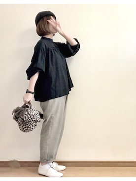 こはる。さん（レディース・163cm）の秋コーディネート