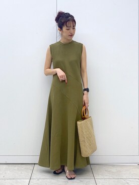 「おとなコーデ」｜「アイテム（ワンピース）」を使った、rittaman1105さん（レディース・158cm）の春コーディネート