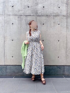「Cepica（セピカ）のアイテム（ワンピース/ドレス）」を使った、saya🌵〔 相互フォロー 〕さん（レディース・150cm）の春コーディネート