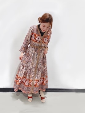 「Cepica（セピカ）のアイテム（ワンピース/ドレス）」を使った、saya🌵〔 相互フォロー 〕さん（レディース・150cm）の春コーディネート