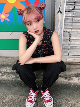 イ　ヒョンジンさん（レディース・157cm）の春コーディネート