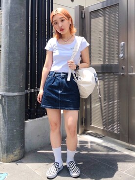 ミニスカート の人気ファッションコーディネート 地域 韓国 季節 6月 8月 Wear