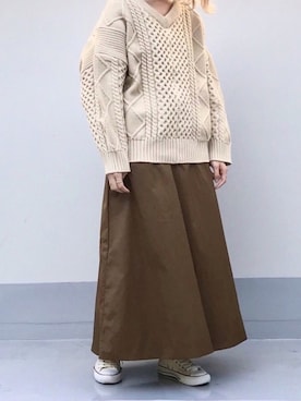 「F/CE. （エフシーイー）のアイテム」を使った、ひのさん（レディース・162cm）の秋コーディネート