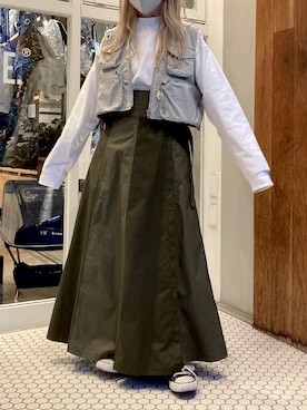 「F/CE. （エフシーイー）のアイテム」を使った、ひのさん（レディース・162cm）の春コーディネート