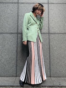 まりえってぃ【個性派マニッシュ】さん(レディース・156cm)の春コーディネート