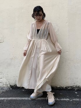 「MIKIO SAKABE（ミキオ サカベ）のアイテム」を使った、まりえってぃ【個性派マニッシュ】さん（レディース・156cm）の春コーディネート