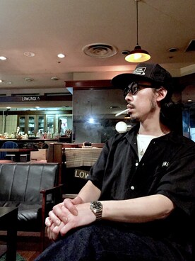 「ルード」｜「アイテム（その他）」を使った、MasaakiOoueさん（メンズ・169cm）の春コーディネート
